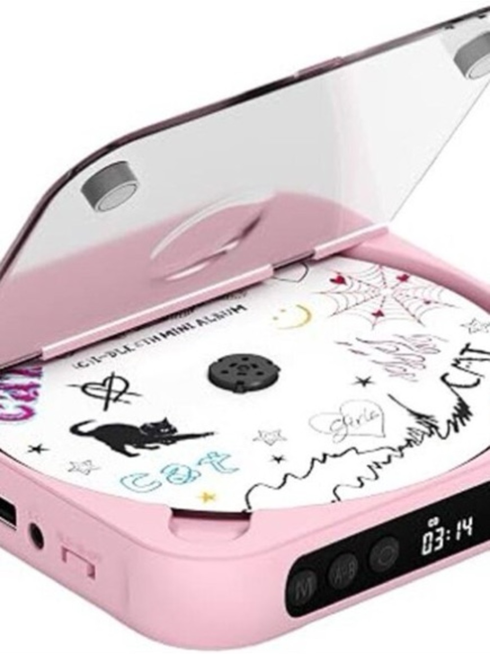 KC-918 Portable Pink CD Player
